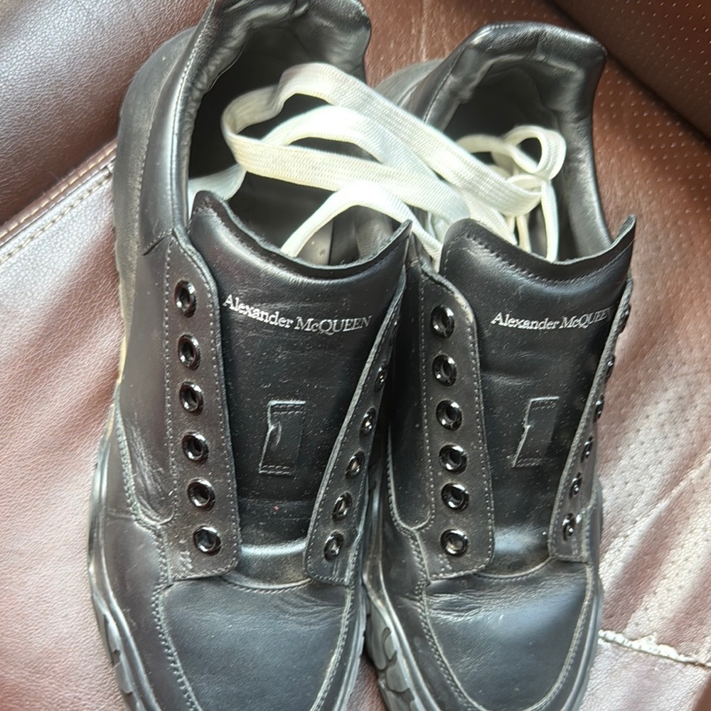 Alexander McQueen Black Sneakers Classic Design